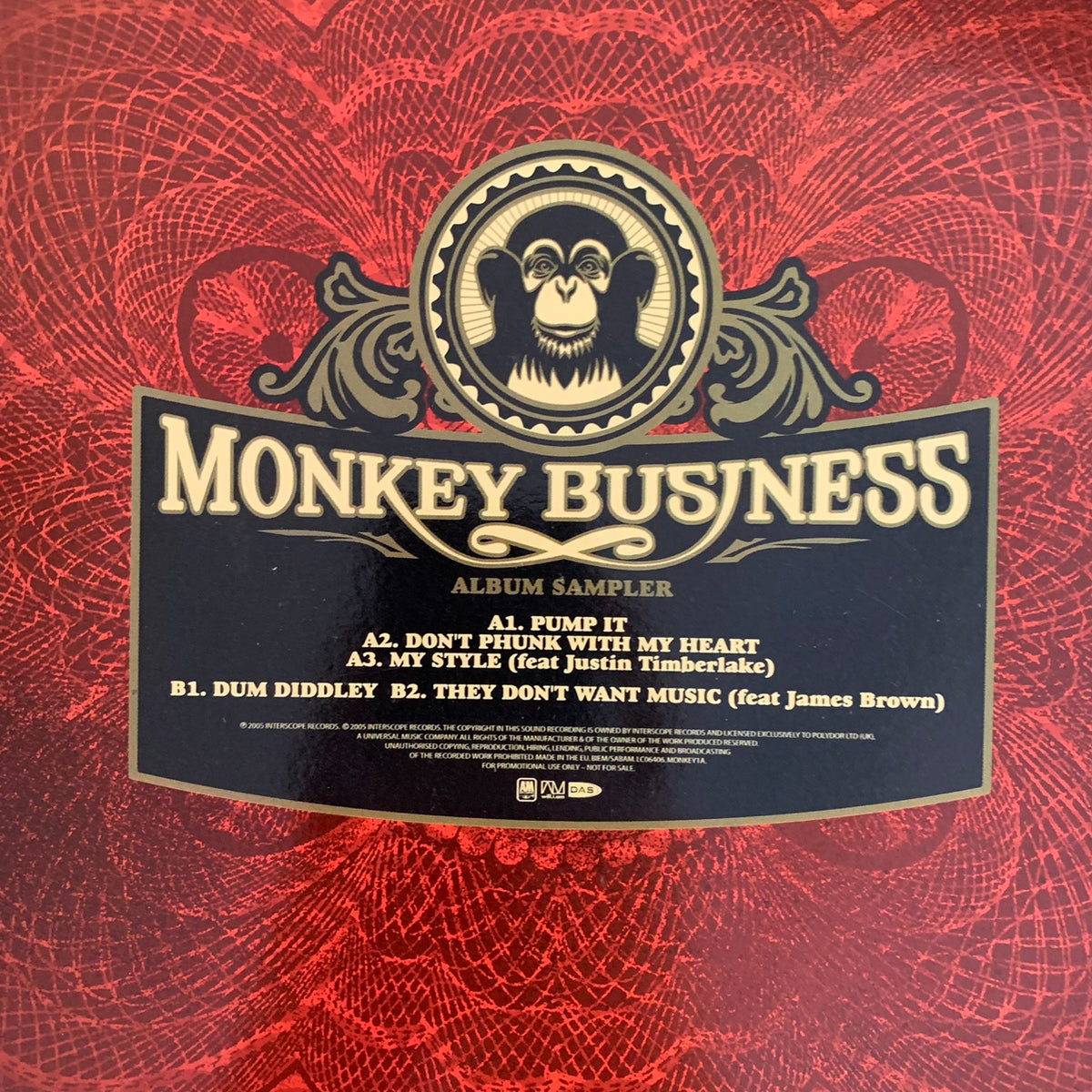 The Black Eyed Peas “Monkey Business” 12inch Vinyl Album