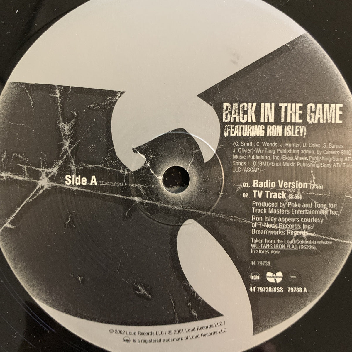 Wu-Tang Clan - Back In The Game Feat Ron Isley Vinyl 12 Promo Single 2002  VG+