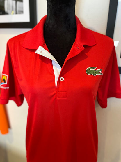 Lacoste Vintage Australian Open Women’s Red Polo Size 3 Small