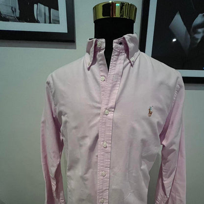 Ralph Lauren Polo Ralph Lauren 100% Cotton Pink Shirt Size Large Button Down Collar Classic Fit