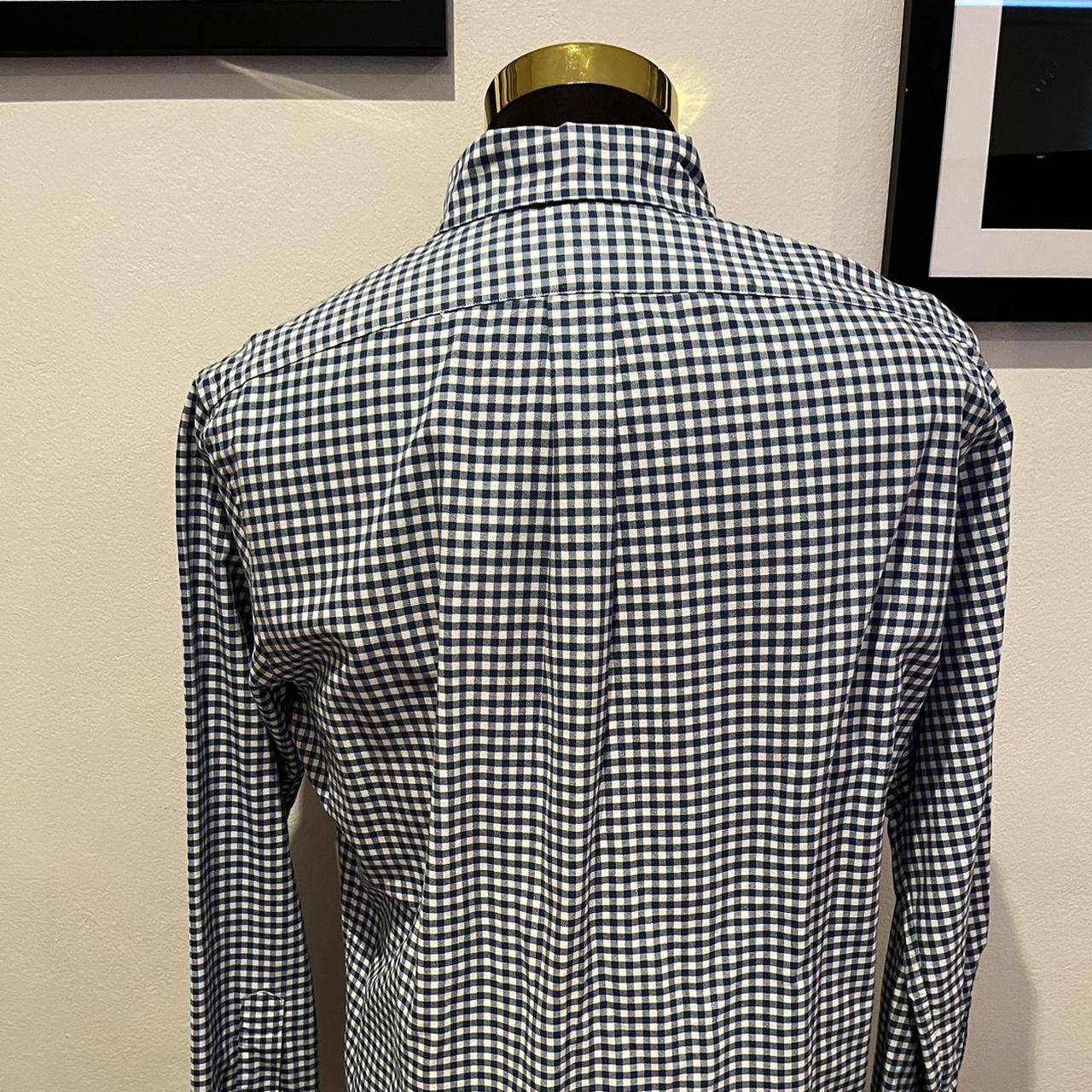 Ralph Lauren Polo Ralph Lauren 100% Cotton Blue / White Check Shirt Size Large Button Down Collar