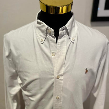 Ralph Lauren Polo Ralph Lauren 100% Cotton White Shirt Size Large Button Down Collar