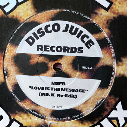 MFSB “Love Is The Message” / Cymande “Bra” 2 Track 12inch Vinyl Record on Disco Juice Records