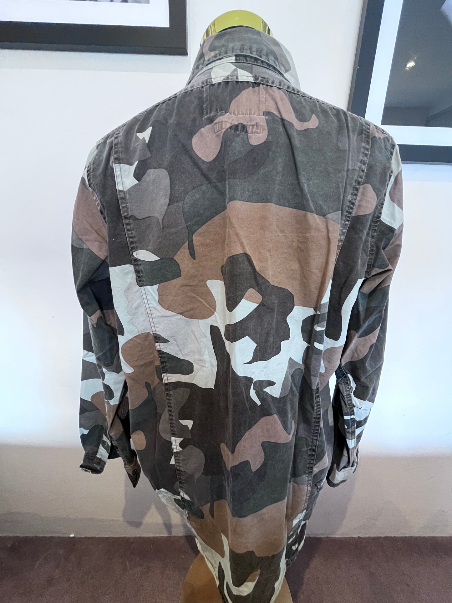 Saint Unbreakable 100% Cotton Camouflage Over-shirt Size XL