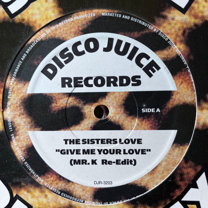 The Sisters Love “Give Me Your Love” Ecstasy, Passion & Pain “Ask Me” 12inch Vinyl Record Special Disco Mix