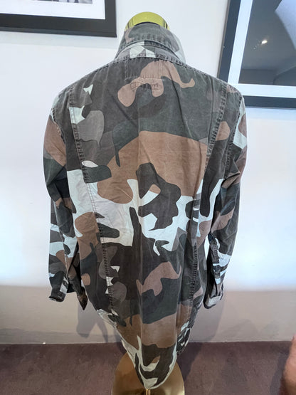 Saint Unbreakable 100% Cotton Camouflage Over-shirt Size XL