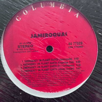 Jamiroquai “Emergency On Planet Earth” 6 Version 12inch Vinyl Record on Columbia