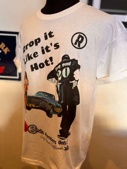 Street & Juice 100% Cotton “Drop It Like It’s Hot” Snoop Dog Graphic Tee