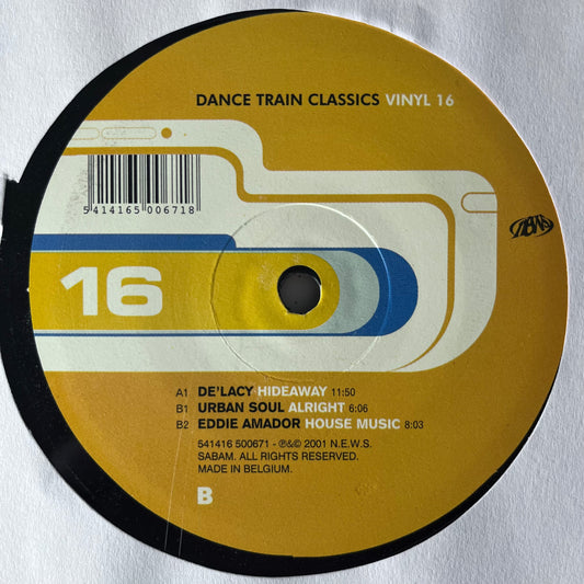 Dance Train Classics Vol 16 3 Track 12inch Vinyl Record 2001