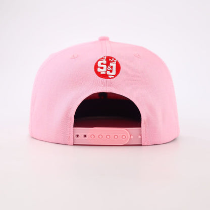 Street & Juice Snap Back Pastel Pink adult one size