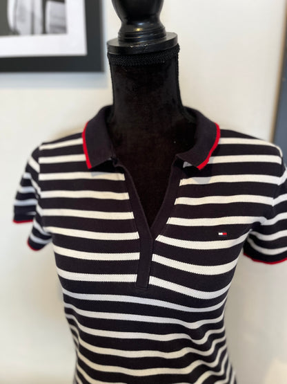 Tommy Hilfiger 100% Cotton Women’s Slim Fit Polo Shirt Size Small