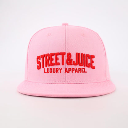 Street & Juice Snap Back Pastel Pink adult one size