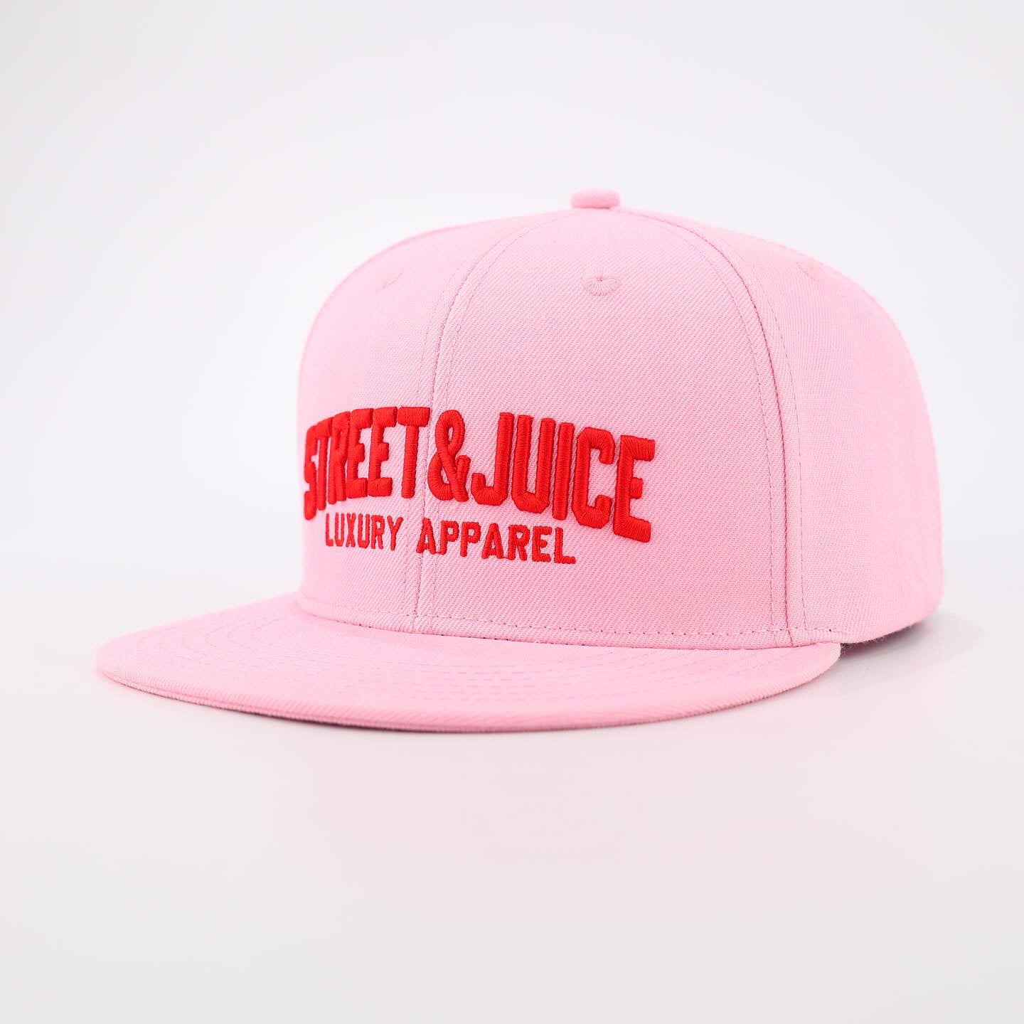 Street & Juice Snap Back Pastel Pink adult one size