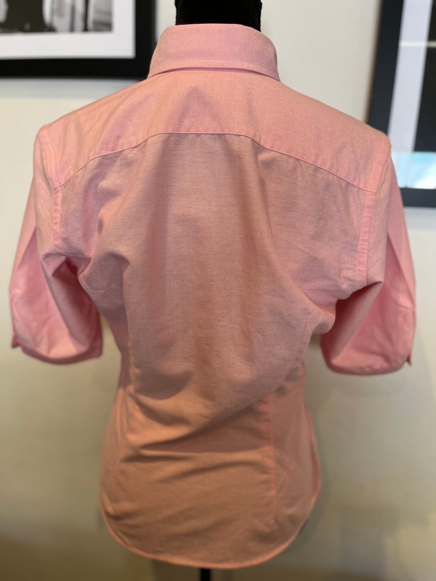 Ralph Lauren Women’s 100% Cotton Pink Shirt Slim Fit Size 8