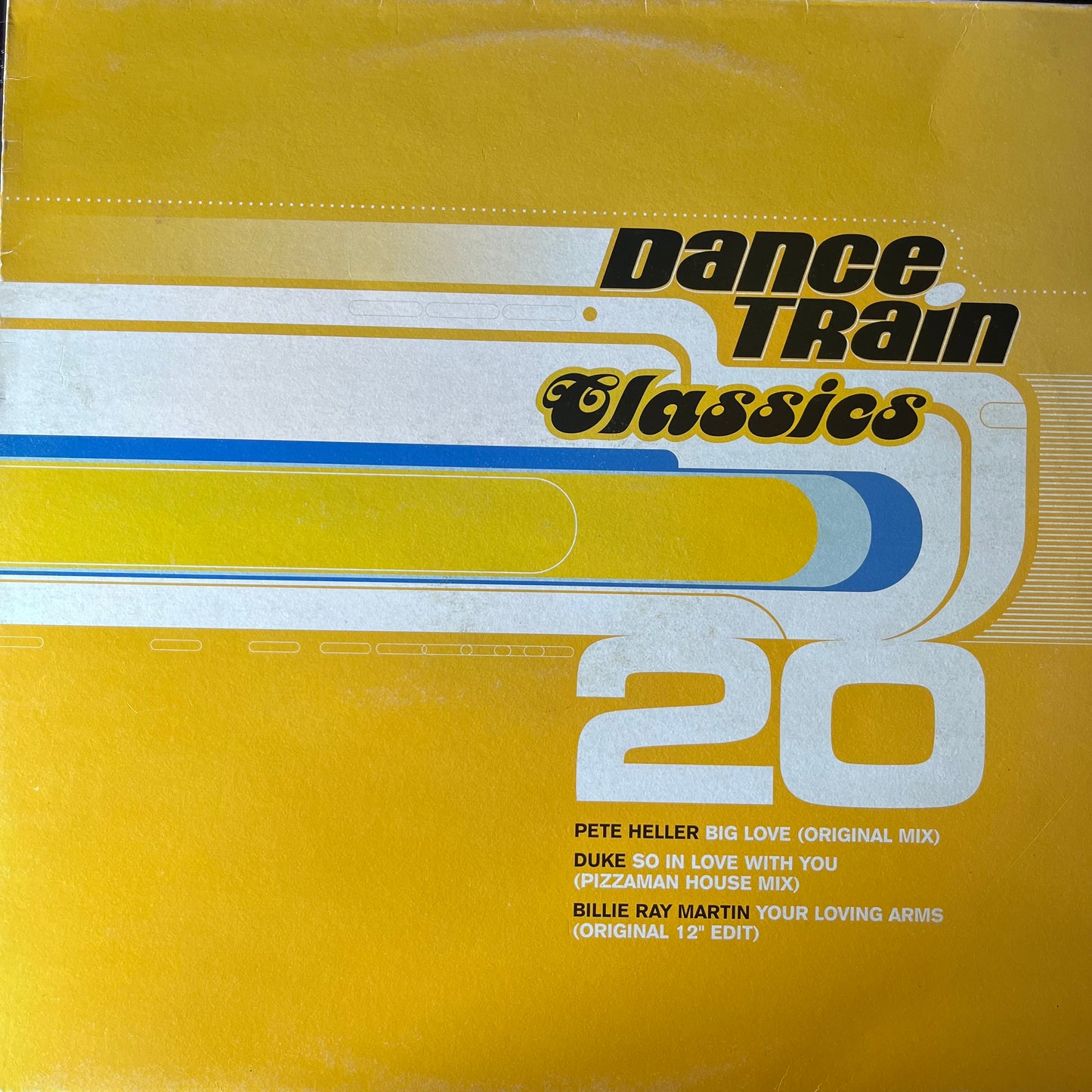 Dance Train Classics Vol 20 3 Track 12inch Vinyl Record 2001