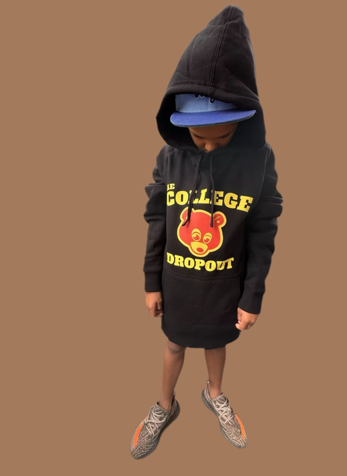 Kanye West 100% high quality cotton Black Hoodie “The College Drop Out”