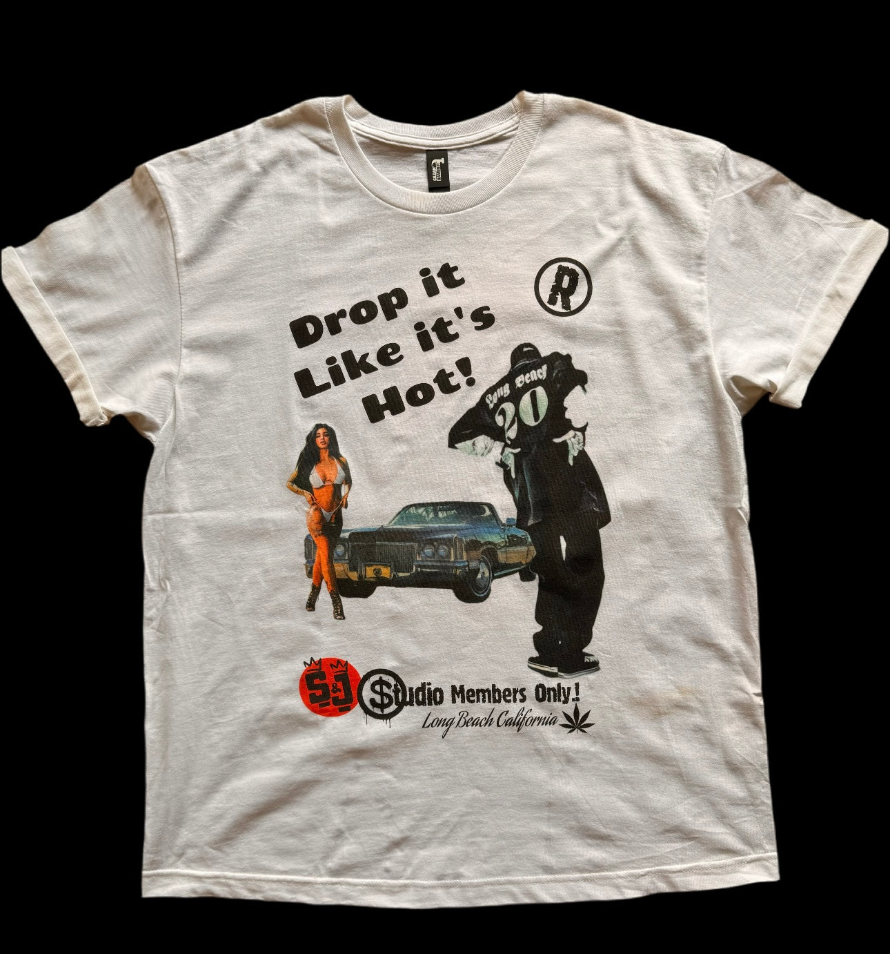 Street & Juice 100% Cotton “Drop It Like It’s Hot” Snoop Dog Graphic Tee