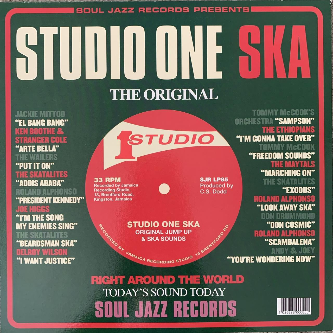 Studio One Ska The Original on Soul Jazz Records 2 X Vinyl LP 17 Track Album