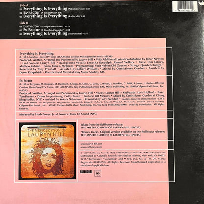 Lauryn Hill “Everything Is Everything” 6 Track 12inch Vinyl