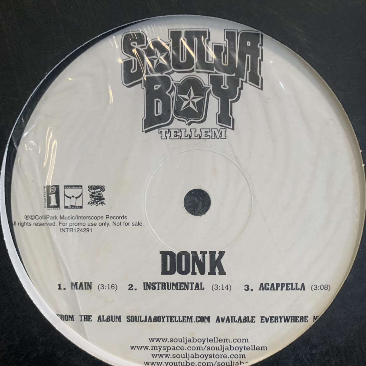 Soulja Boy “Donk” 6 Version 12inch Vinyl Single Promo Version