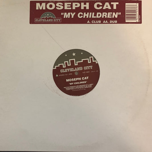 Moseph Cat “My Children” on the iconic House Music Label Cleveland City 2 Track 12inch Vinyl