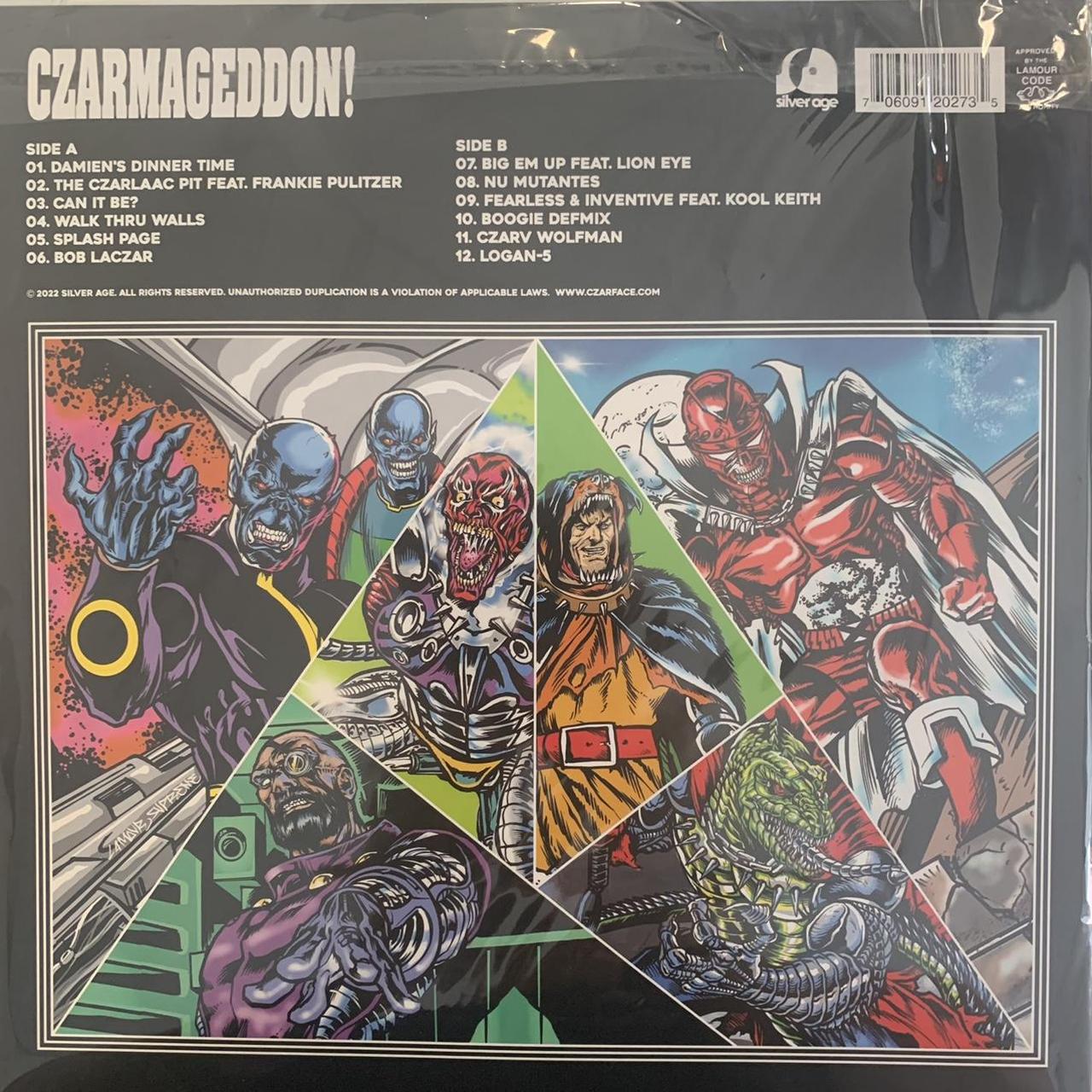 Czarface Silver Age Presents ‘Czarmageddon!’ 12 Track vinyl Album complete  with Trading Cards Feat “Can it Be” / “Czarv Wolfman” / “Splash Page”