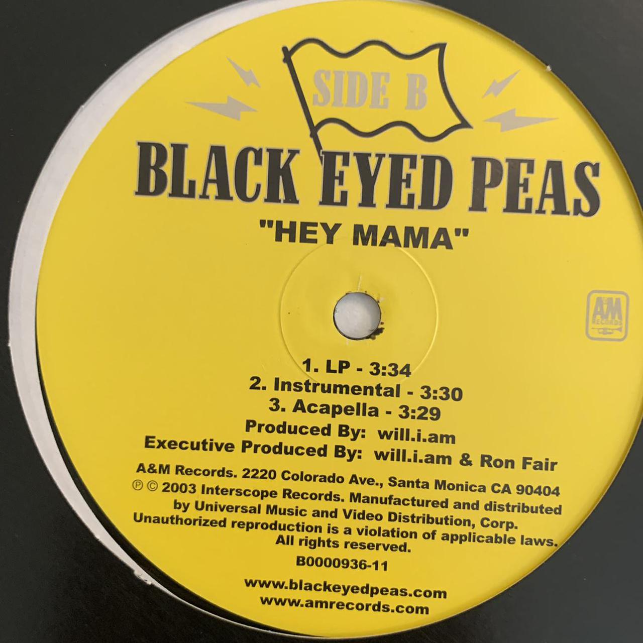 Black Eyed Peas “Let's Get Retarded” / “Hey Mama” 6 Version 12inch