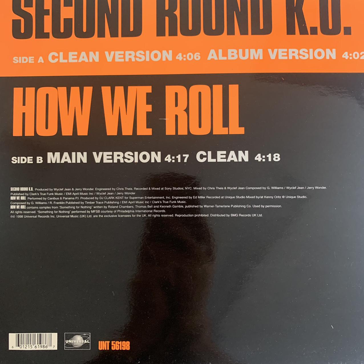 Canibus “Second Round K.O.” / “How We Role” 4 Version 12inch Vinyl