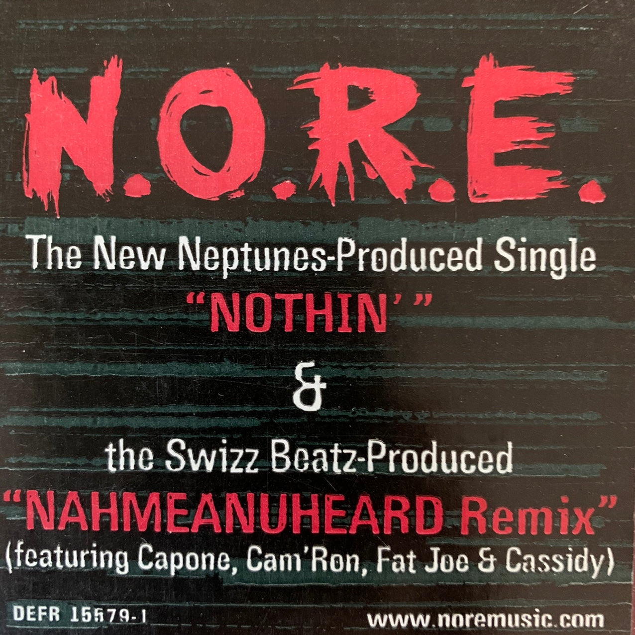 N.O.R.E. “Nothin” / “Nahmeanuheard” 4 Version 12inch Vinyl