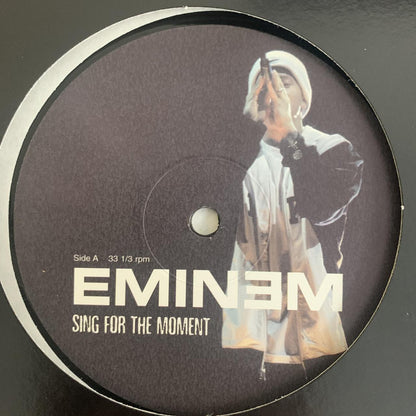 Eminem “Sing For The Moment” 4 Version 12inch Vinyl, Featuring Main, Instrumental and Acapella plus “Rabbit Run”