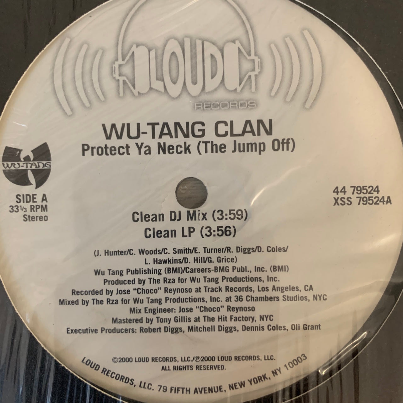 Wu Tang Clan “Protect Ya Neck” 4 Version 12inch Vinyl