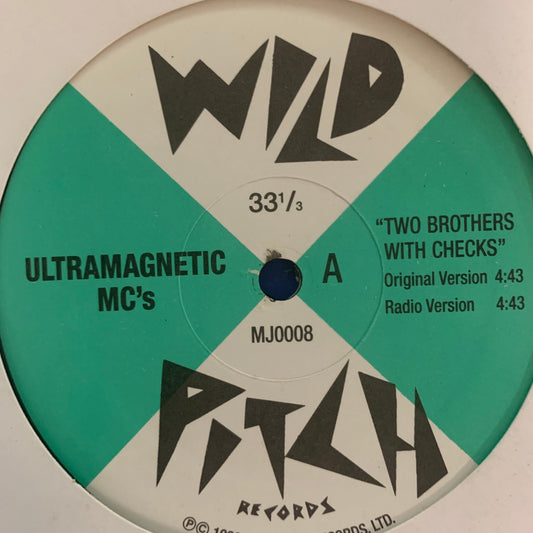 Ultramagnetic MC’s “Two Brothers With Checks” 5 Track 12inch Vinyl