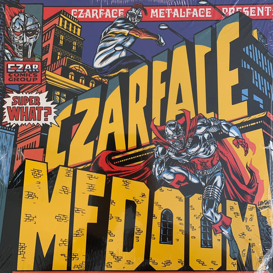 Czarface & MFDoom ‘Super What?’ 10 Track Factory Sealed Vinyl, Featuring “The King and Eye” Feat DMC / “Mando Calrissian” / “Young World”