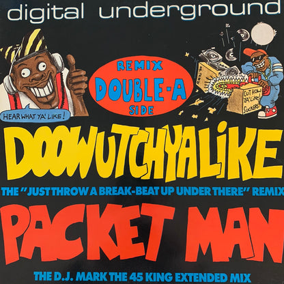 Digital Underground “Doowutchyalike” Packet Man Remix 4 Track 12inch Vinyl