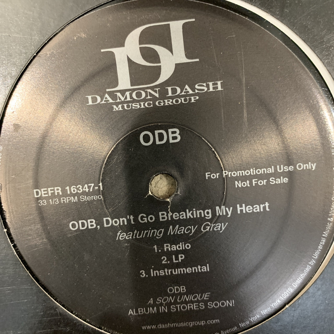 ODB Old Dirty Bastard “ODB, Don’t Go Breaking My Heart”