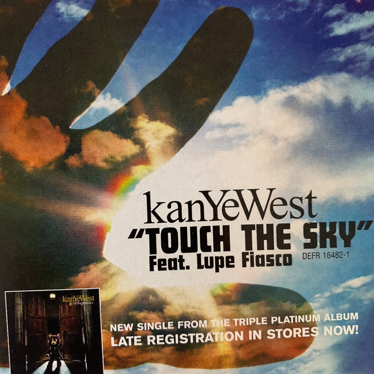 Kanye West Feat Lupe Fiasco “Touch The Sky” 4 Track 12inch Vinyl