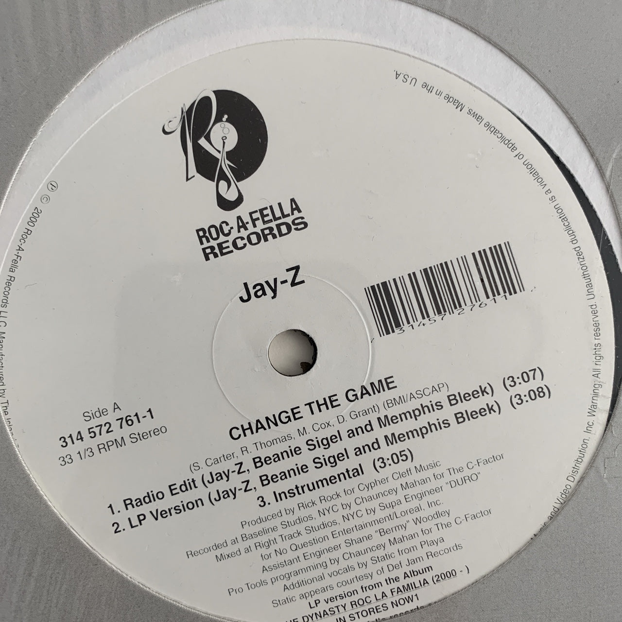 Jay Z “Change the Game” / Dynasty “You, Me Him, Her” – Classic wax records