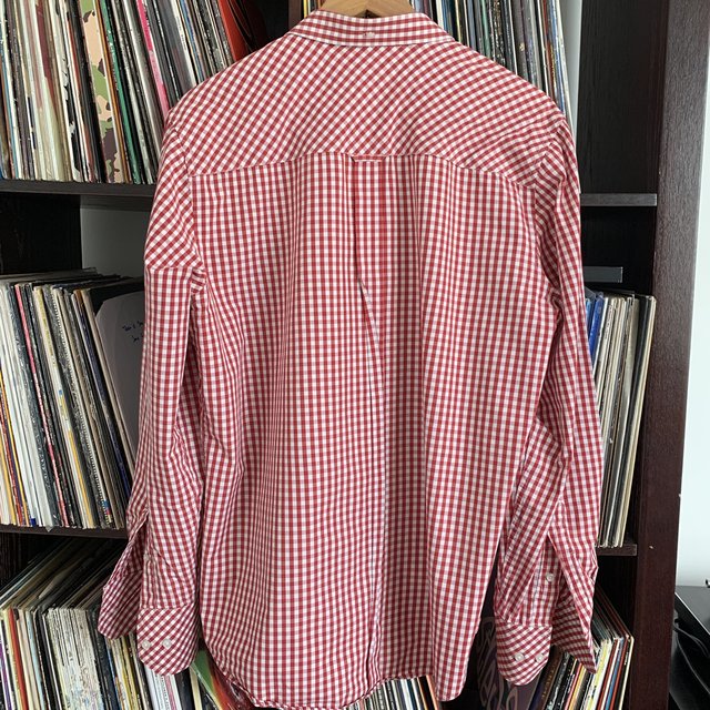 Ben Sherman The Original Red and White Check Shirt Size XL