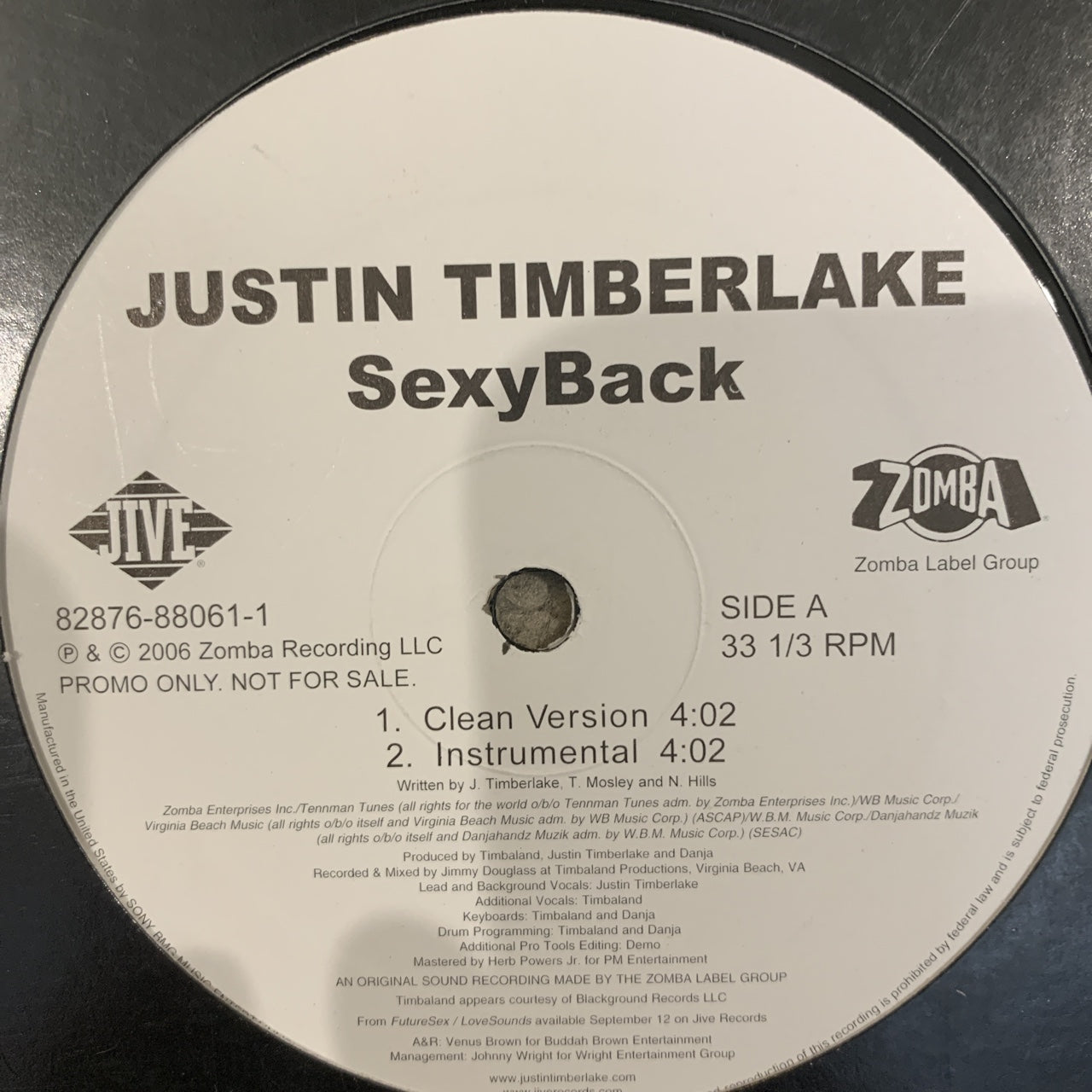 Justin Timberlake “Sexy Back”