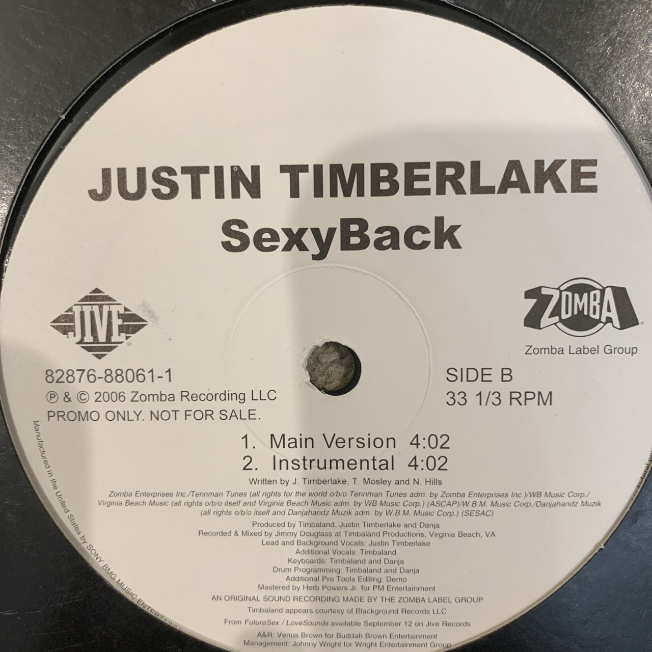 Justin Timberlake “Sexy Back”