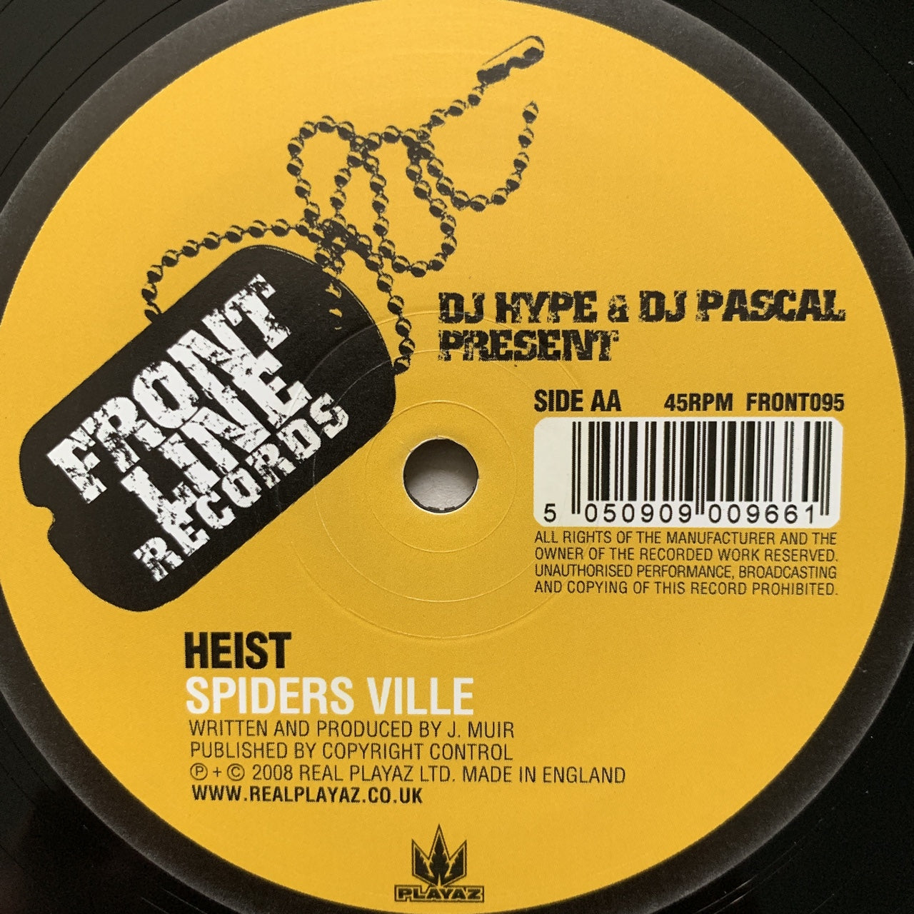 DJ Hype & Pascal present Heist “Sleep In Ya Eyes” / “Spiders Ville”