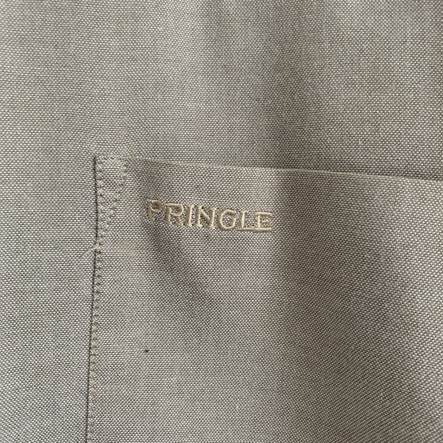 Pringle of Scotland Light Brown Heavy Cotton Shirt Size Large