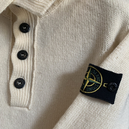 Stone Island Vintage 100% Lambs Wool Sweater Size Medium